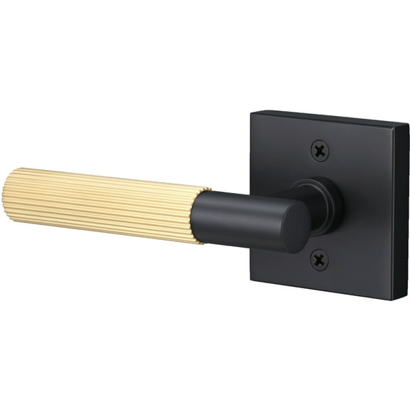 Sure-Loc Ap100-Sq Grip-Skn Aspra Square Non-Turning One-Sided Dummy Door Lever - Black