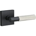 thumbnail image 1 of Sure-Loc Ap101-Sq Grip-Kn Aspra Square Passage Door Lever Set - Flat Black / Satin Nickel, 1 of 7