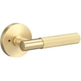 thumbnail image 1 of Sure-Loc Ap102-Rd Grip-Kn Aspra Round Privacy Door Lever Set - Brass, 1 of 7