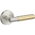 thumbnail image 1 of Sure-Loc AP102-RD 15 GRIP-SM SB Aspra Round Privacy Door Lever Set - Satin Nickel / Satin, 1 of 7
