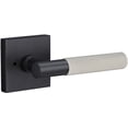 thumbnail image 1 of Sure-Loc AP102-SQ FBL GRIP-SKN 15 Aspra Square Privacy Door Lever Set - Flat Black / Satin, 1 of 7