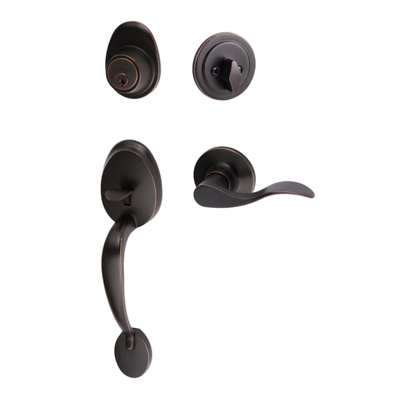 Sure-Loc AT507-SB RH 11P Alta Right Handed Sectional Single Cylinder Keyed Entry Handleset