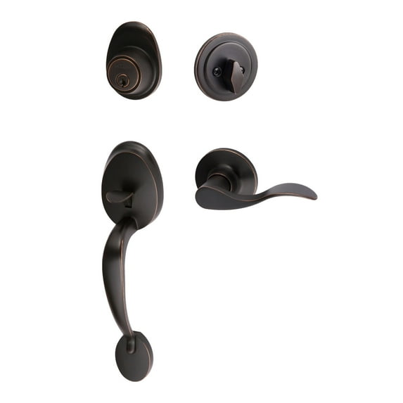 Sure-Loc AT507-SB RH 11P Alta Right Handed Sectional Single Cylinder Keyed Entry Handleset