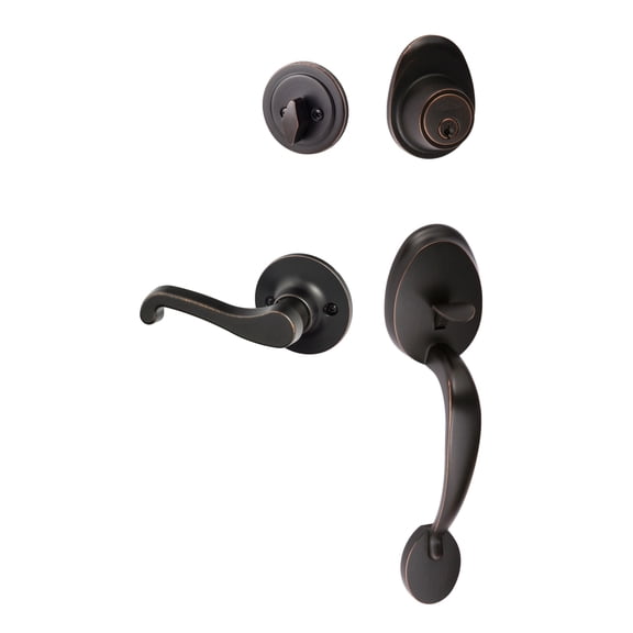 Sure-Loc At507-Sg Lh Alta Left Handed Sectional Single Cylinder Keyed Entry Handleset -