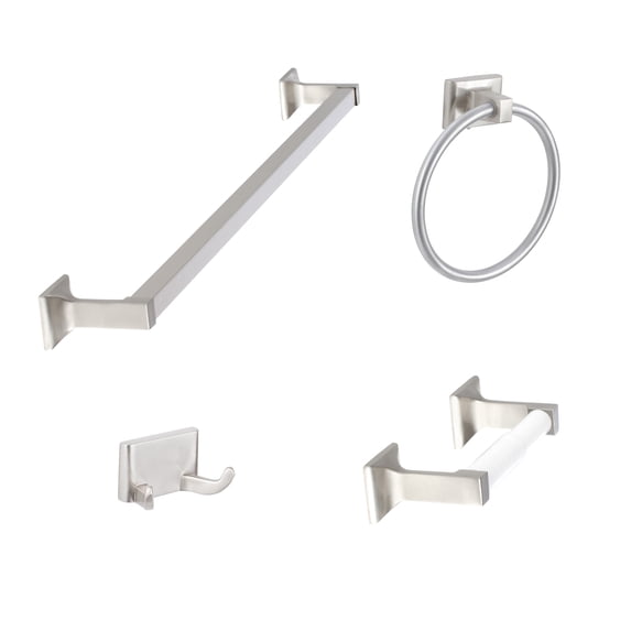 Sure-Loc BA-SET-PH2 15 Basic Bath 4 Piece Bathroom Package - Nickel