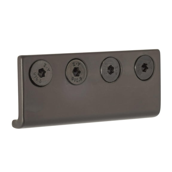 Sure-Loc Barn-Connect Track Splicer For Sliding Barn Door Fitting Sets - Black