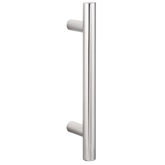Sure-Loc Barn Door Ladder Handle, Single-Sided 12" Polished Chrome Chrome Finish