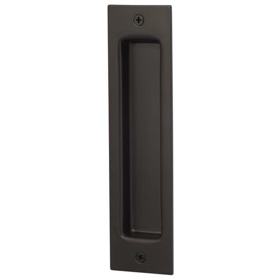 Sure-Loc Barn-Fl 8" Single Flush Sliding Barn Door Pull - Black