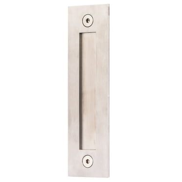 Sure-Loc Barn-Fl2 Flush Mounted Barn Door Pull - Nickel