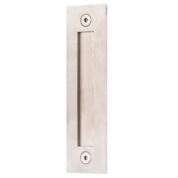 Sure-Loc Barn-Fl2 Flush Mounted Barn Door Pull - Nickel