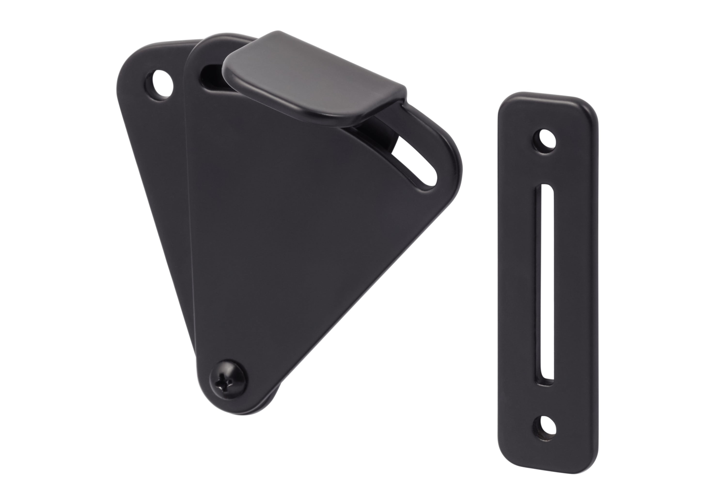 Flat Black Stainless Steel Barn Door Privacy Latch