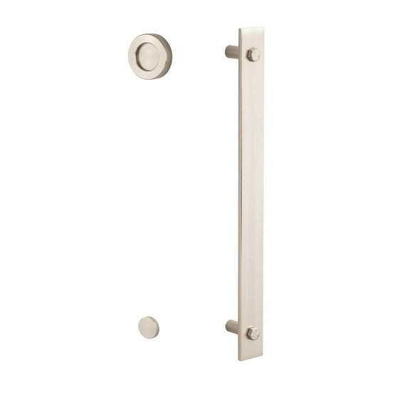 Sure-Loc Barn-Md 14" Single Sliding Barn Door Pull - Nickel