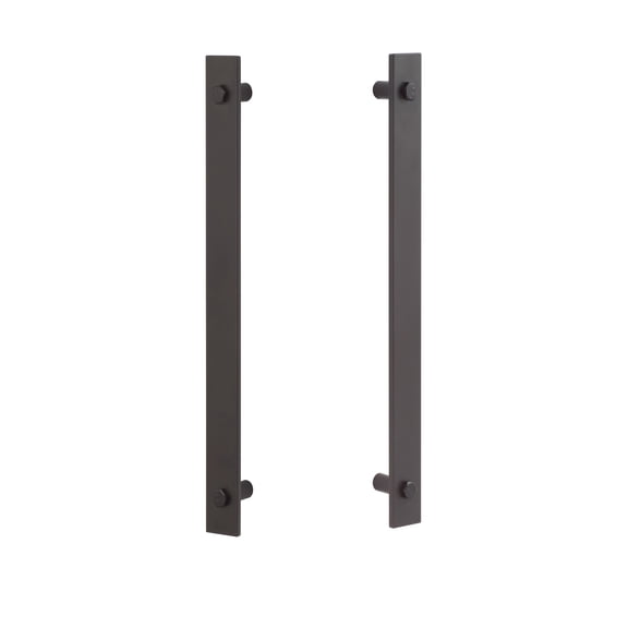 Sure-Loc Barn-Md2 14" Back To Back Sliding Barn Door Pull - Black