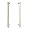 thumbnail image 1 of Sure-Loc Barn-Md2 14" Back To Back Sliding Barn Door Pull - Nickel, 1 of 2