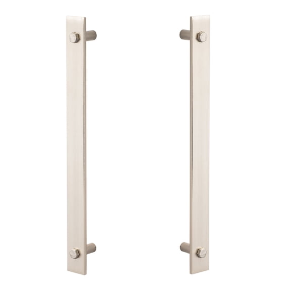 Sure-Loc Barn-Md2 14" Back To Back Sliding Barn Door Pull - Nickel