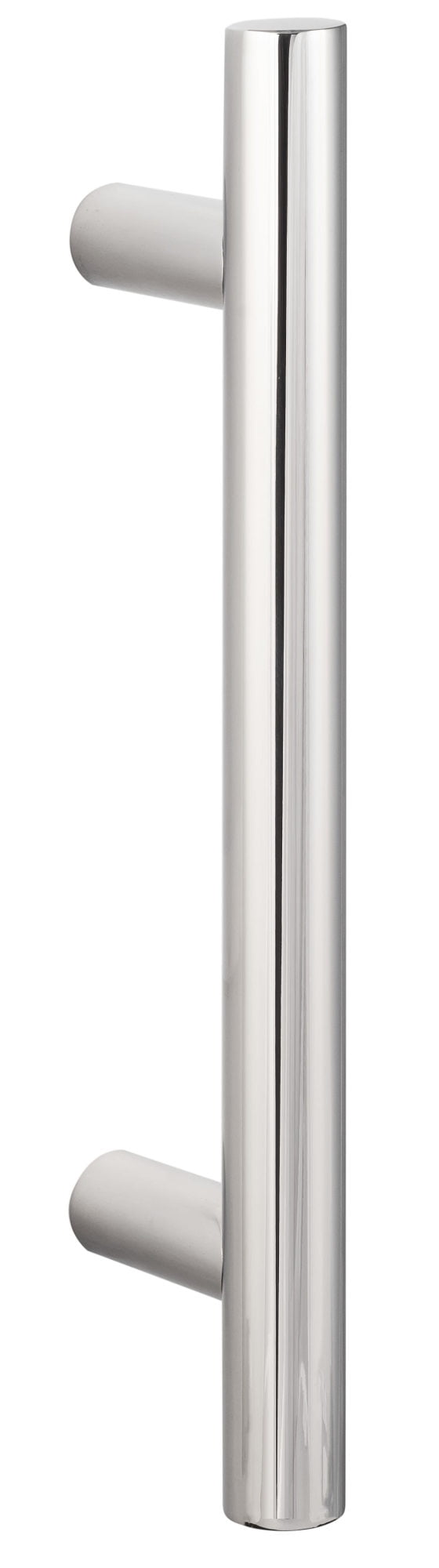 Polished Chrome Double-Sided Barn Door Ladder Handle