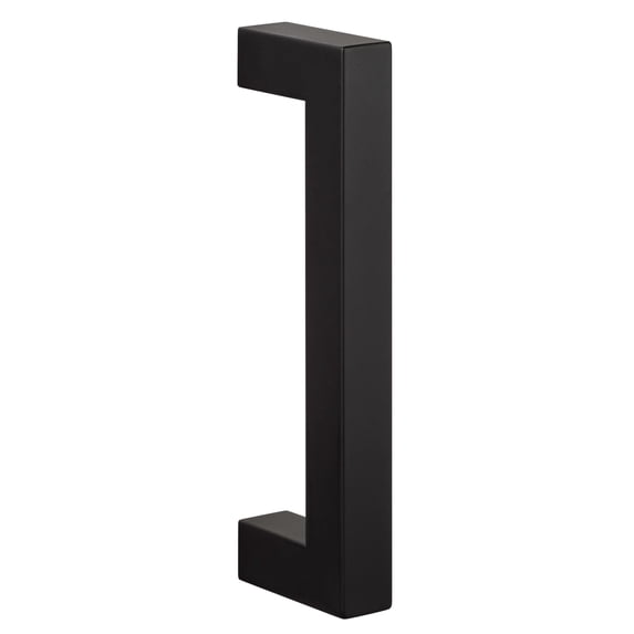 Sure-Loc Barn-Sq2 9" Back To Back Sliding Barn Door Pull - Black