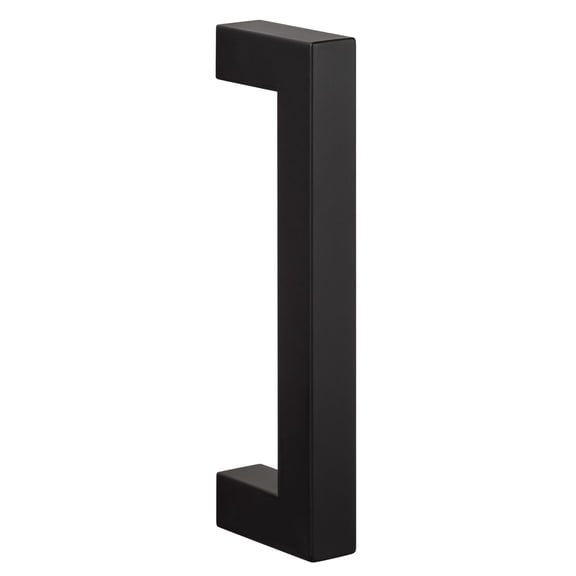 Sure-Loc Barn-Sq2 9" Back To Back Sliding Barn Door Pull - Black
