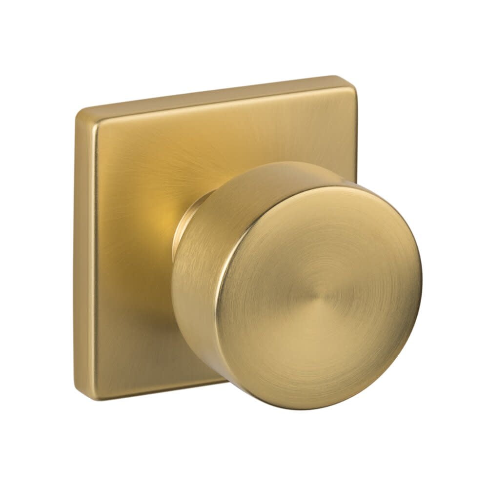 Sure-Loc BG101-SQ SB Bergen Passage Door Knob Set - Brass