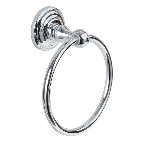 Sure-Loc Bl-Tr1 Boulder 6" Wall Mounted Towel Ring - Chrome