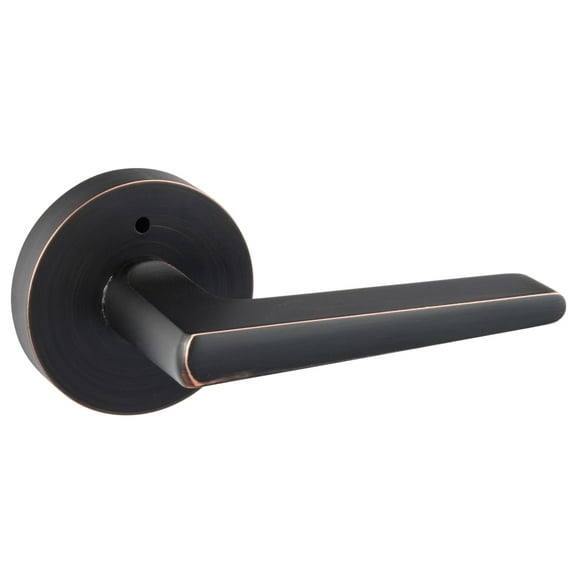 Sure-loc Basel-Round Lever Privacy, Left Handed (Bed & Bath)