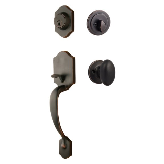 Sure-Loc CR507-AR 11P Coral Sectional Single Cylinder Keyed Entry Handleset - Bronze