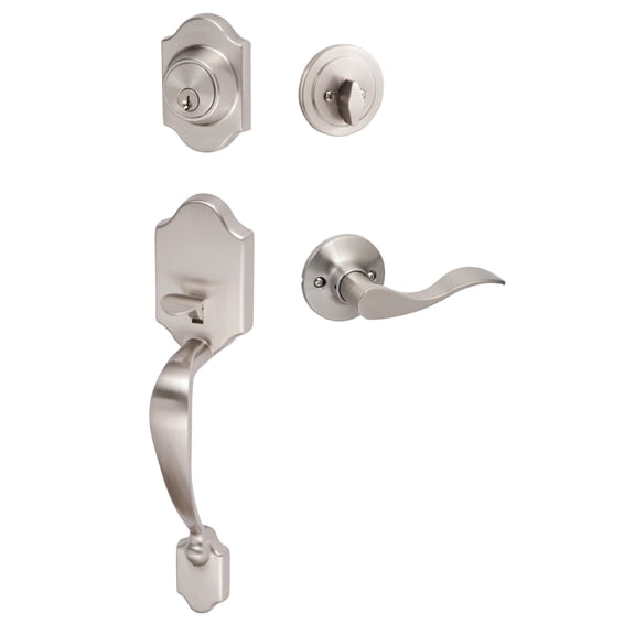 Sure-Loc CR507-SB RH 15 Coral Right Handed Sectional Single Cylinder Keyed Entry Handleset