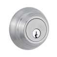 thumbnail image 1 of Sure-Loc Db201-Eg Solid Brass Single Cylinder Keyed Entry Deadbolt - Nickel, 1 of 5