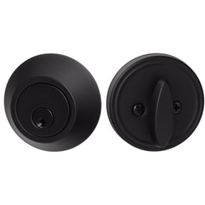 Sure-Loc DB201-G2 FBL Solid Brass Single Cylinder Keyed Entry Deadbolt - Black