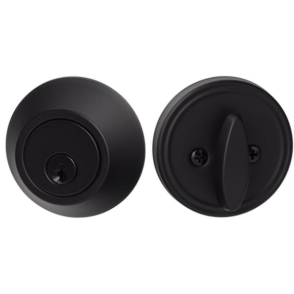 Sure-Loc DB201-G2 FBL Solid Brass Single Cylinder Keyed Entry Deadbolt - Black