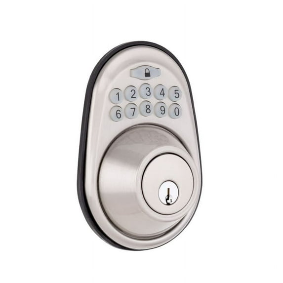 Sure-Loc DK201-RD 15 Electronic Single Cylinder Keyless Entry Deadbolt - Nickel