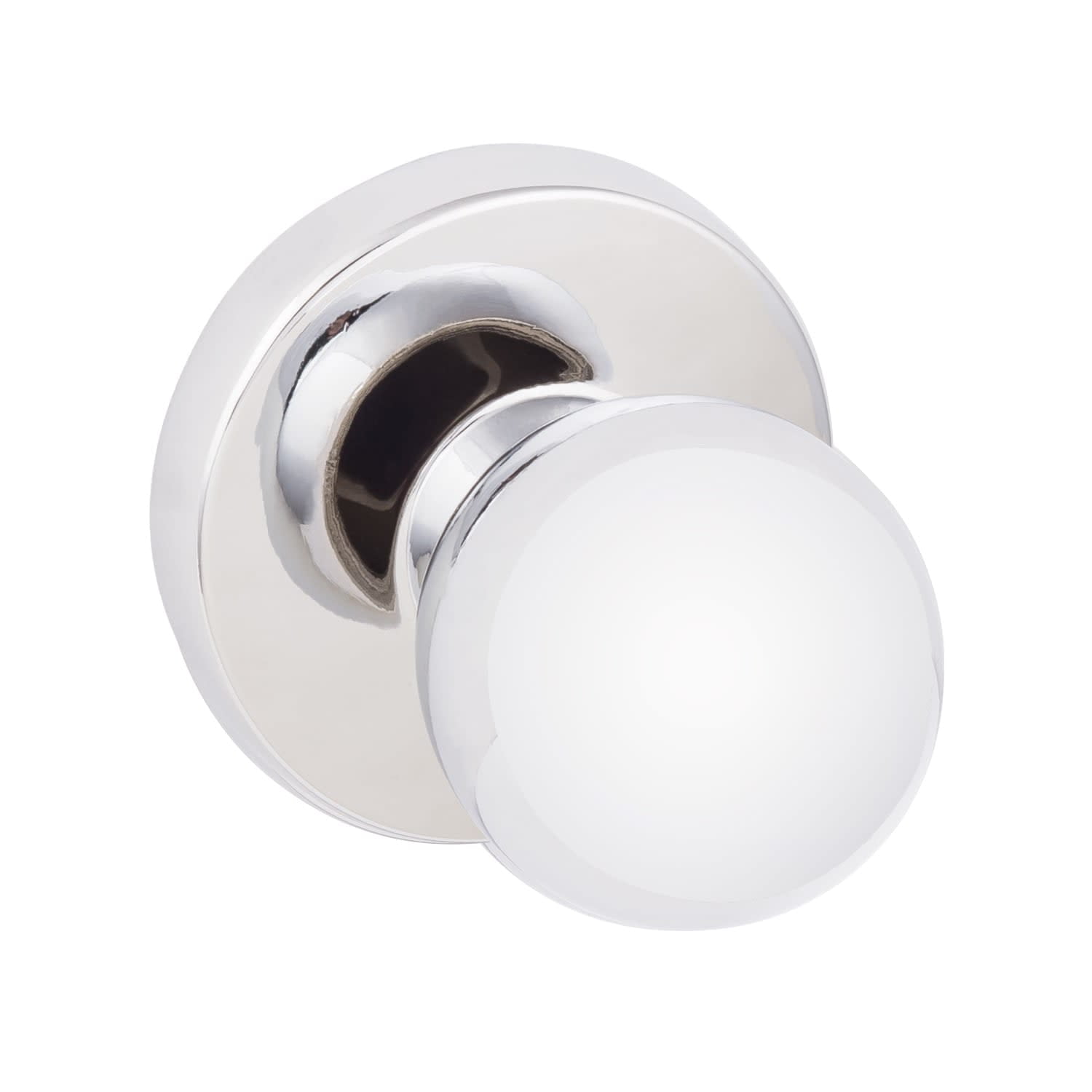 Sure-Loc DP1 26 Round Knob Single Door Pull For Bifolding Doors - Chrome