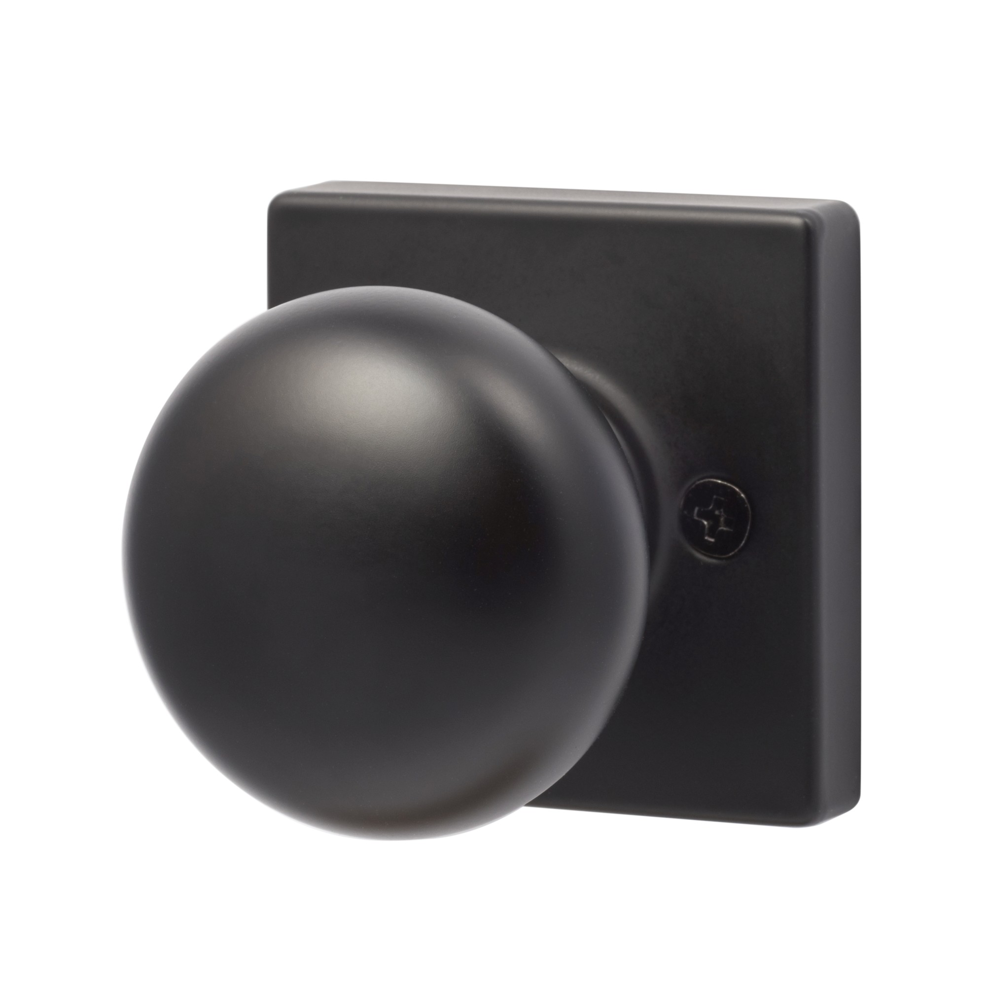 Sure-Loc DU100-SQ FBL Durango Non-Turning One-Sided Dummy Door Knob - Black
