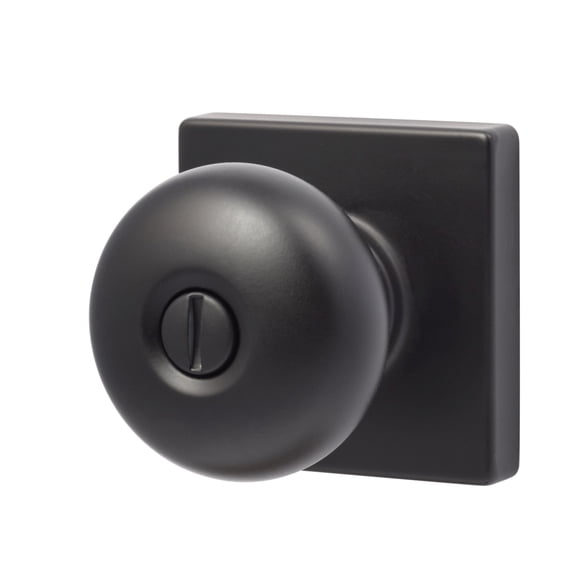 Sure-Loc DU102-SQ FBL Durango Privacy Door Knob Set - Black