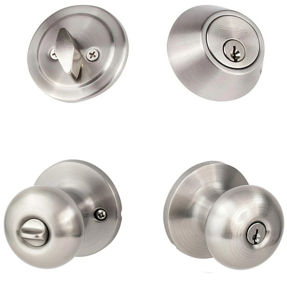 Sure-Loc Du107/Db201 Durango Single Cylinder Keyed Entry Knob Set And Deadbolt Combo -