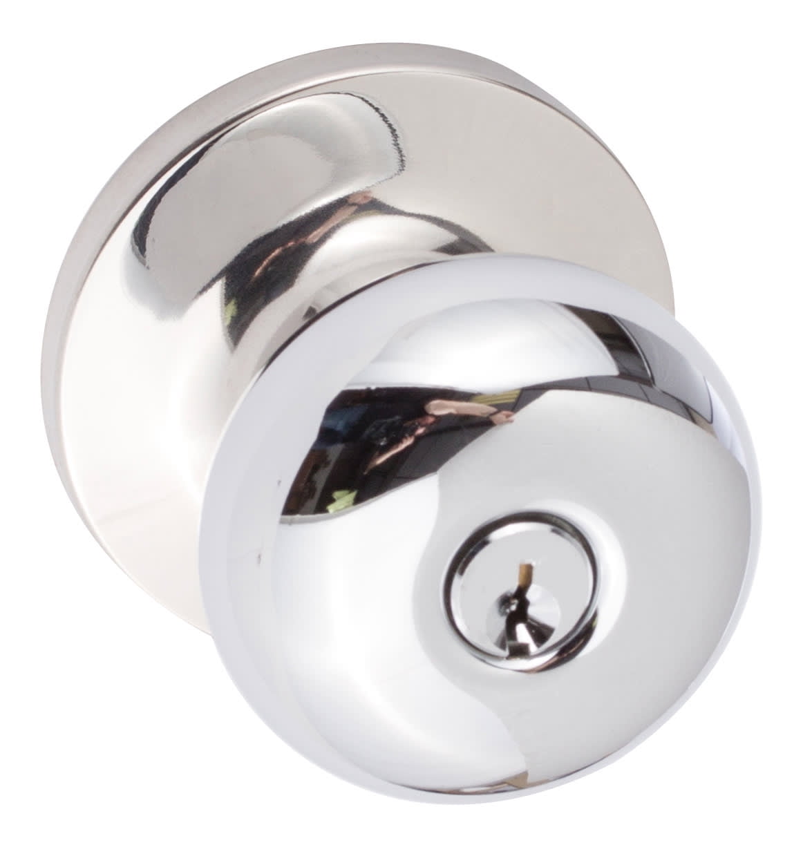 Sure-Loc DU107 26 Durango Single Cylinder Keyed Entry Door Knob Set - Chrome