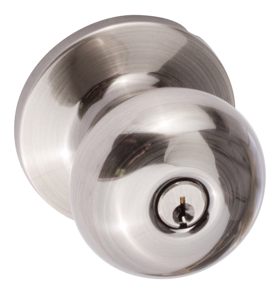 Sure-Loc DU107 15A Durango Single Cylinder Keyed Entry Door Knob Set - Nickel