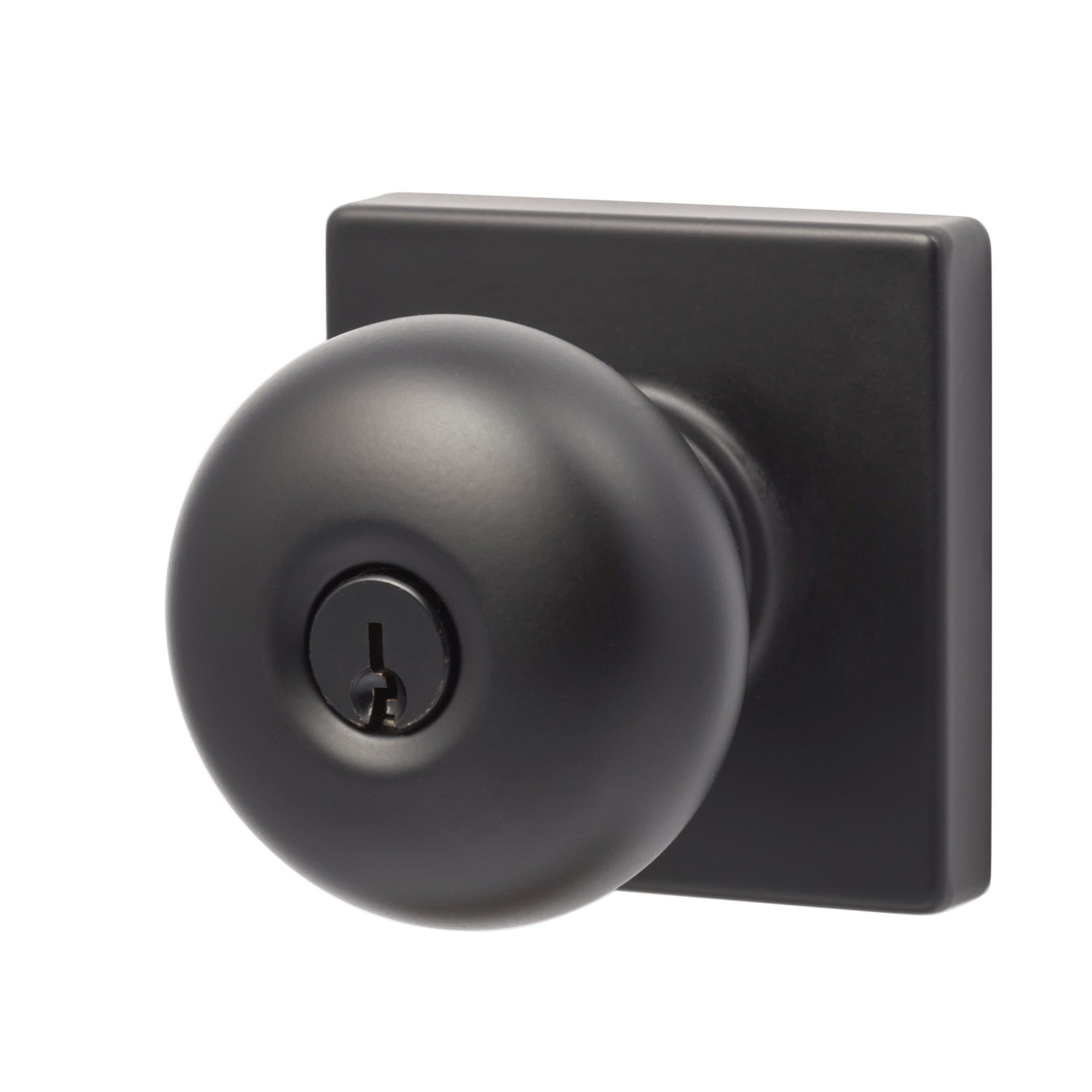 Sure-Loc DU107-SQ FBL Durango Single Cylinder Keyed Entry Door Knob Set - Black
