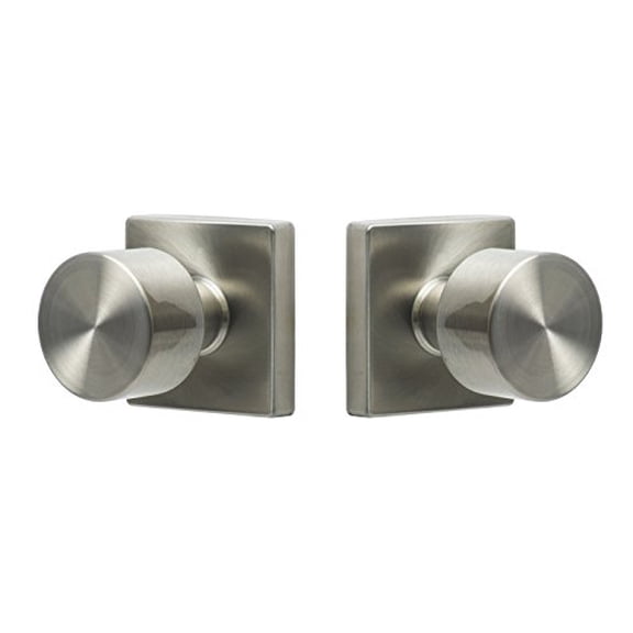 Sure-Loc Hardware BG101-SQ 32D Bergen Square Passage Knob, Satin Stainless