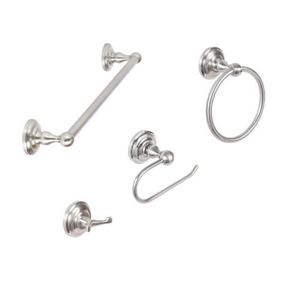 Sure-Loc BL-SET-PH1 15 Boulder 4 Piece Bathroom Package - Nickel