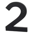 thumbnail image 1 of Sure-Loc Hn5-2 5"" Tall Satin Zinc Nickel House Number 2 - Black, 1 of 1