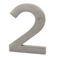 thumbnail image 1 of Sure-Loc Hn5-2 5"" Tall Satin Zinc Nickel House Number 2 - Nickel, 1 of 1