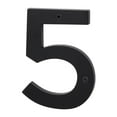 thumbnail image 1 of Sure-Loc Hn5-5 5"" Tall Satin Zinc Nickel House Number 5 - Black, 1 of 1