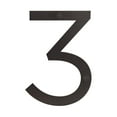 thumbnail image 1 of Sure-Loc Hnss6-3 6" Tall Address House Number '3' - Bronze, 1 of 5