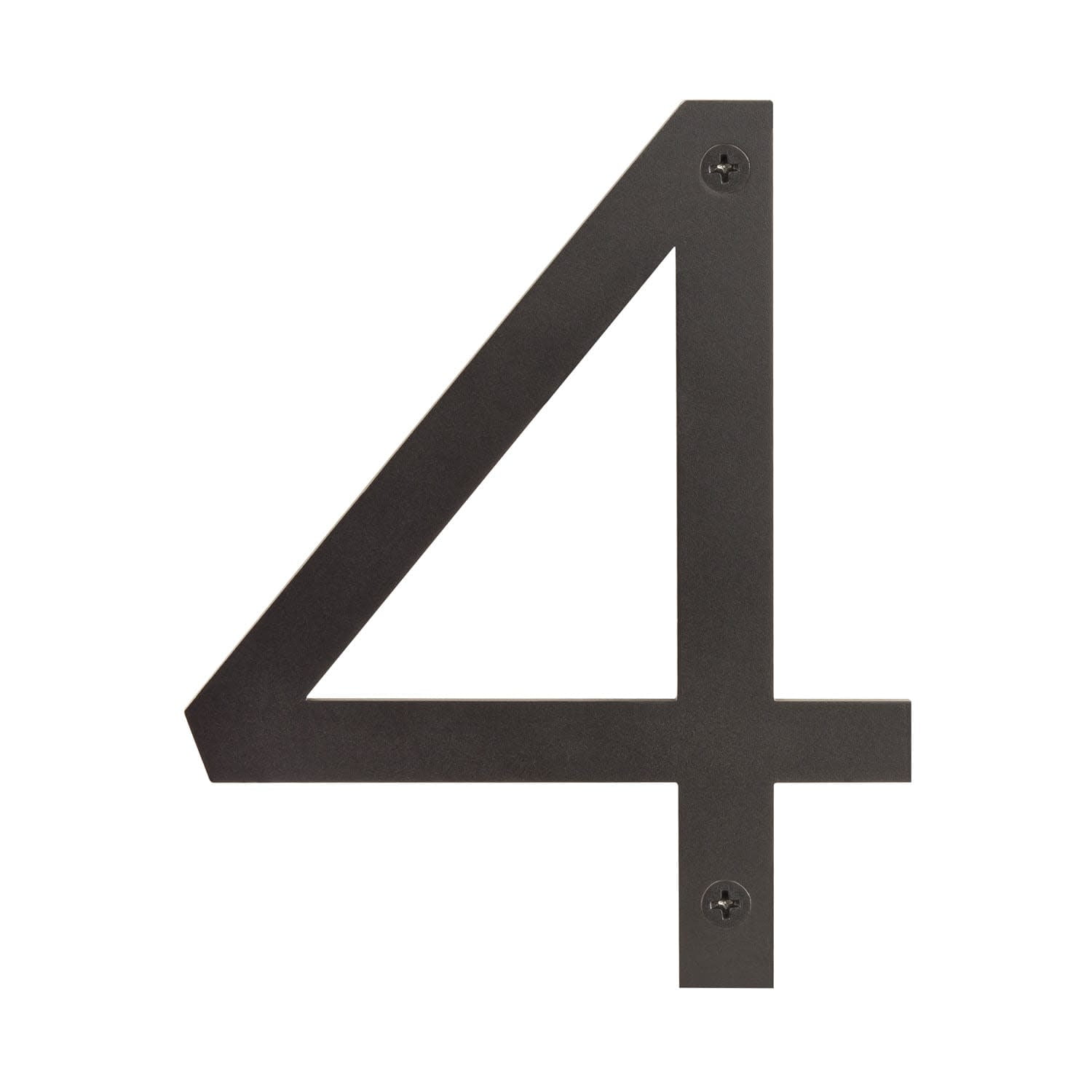 Sure-Loc Hnss6-4 6" Tall Address House Number '4' - Bronze