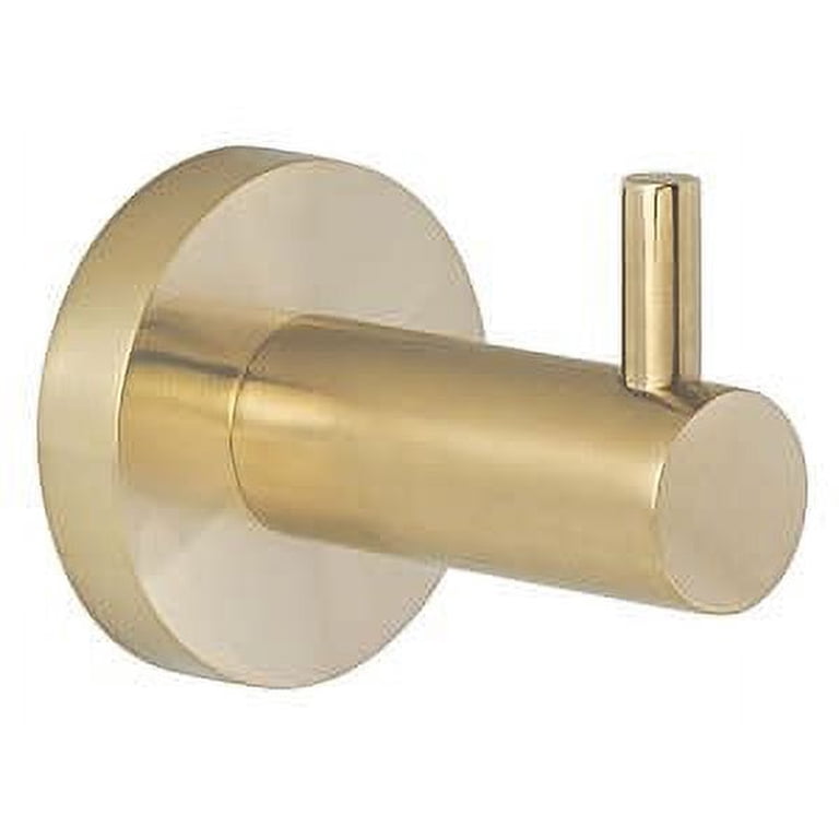 Sure-Loc LG-RH1 SB Lugano Single Hook Robe Hook - Brass - Walmart.com