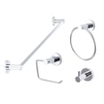 thumbnail image 1 of Sure-Loc LG-SET-PH1 26 Lugano 4 Piece Bathroom Package - Chrome, 1 of 1