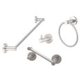 thumbnail image 1 of Sure-Loc LG-SET-PH2PV 15 Lugano 4 Piece Bathroom Package - Nickel, 1 of 1