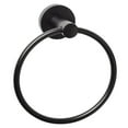 thumbnail image 1 of Sure-Loc LG-TR1 FBL Lugano 7" Wall Mounted Towel Ring - Black, 1 of 1