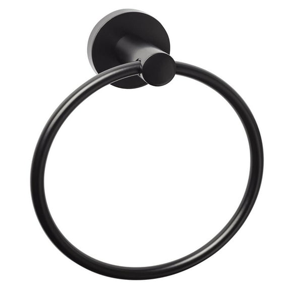 Sure-Loc Lg-Tr1 Lugano 7" Wall Mounted Towel Ring - Black